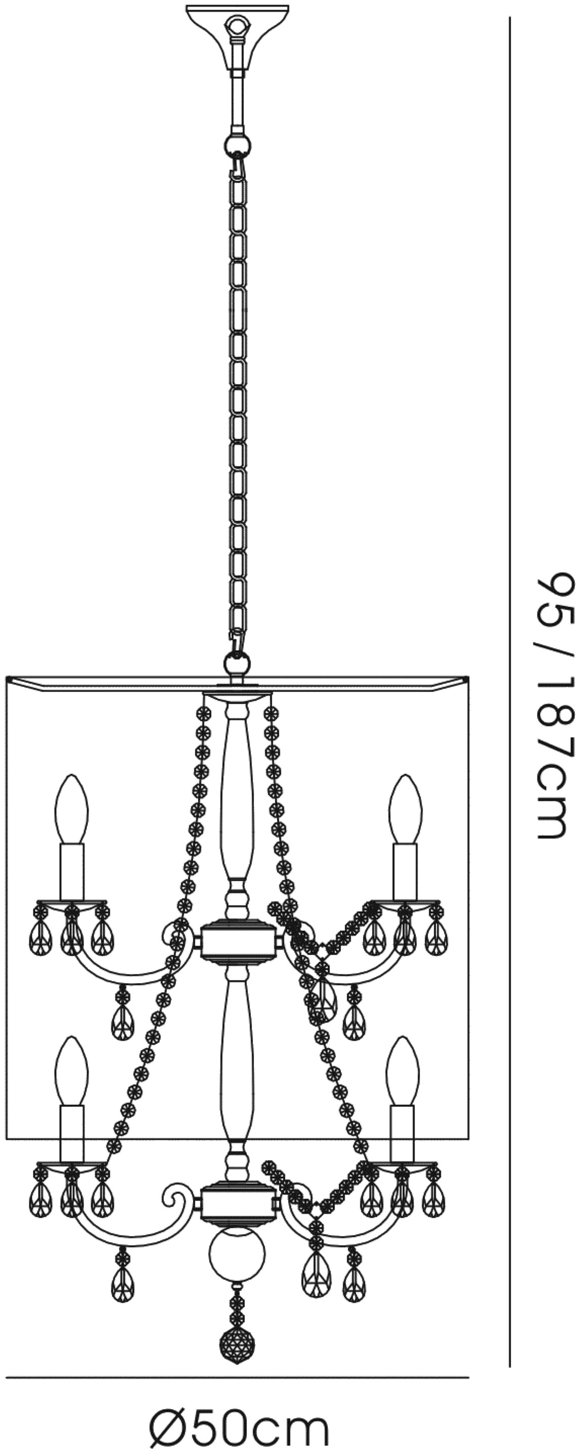 Ella Crystal Ceiling Lights Diyas Statement Crystal Fittings